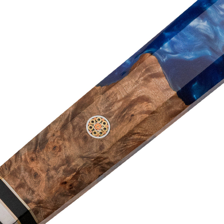 Cuchillo Damascus Azul 8"