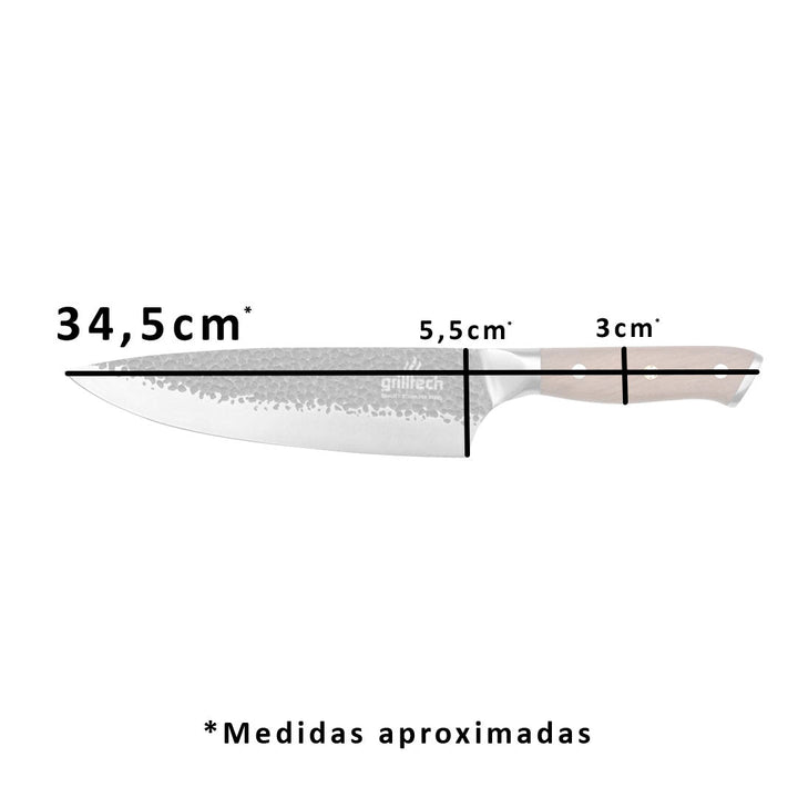 Pack 3 Cuchillos Amartillados