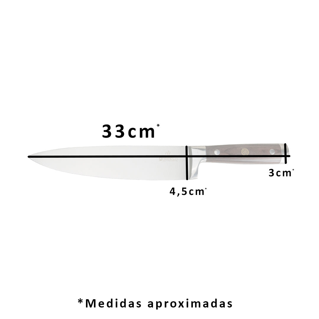 Kit Cuchillo Chef 8" + Chaira