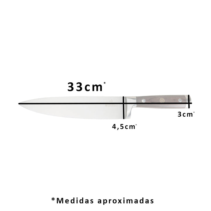Kit Cuchillo Chef 8" + Chaira
