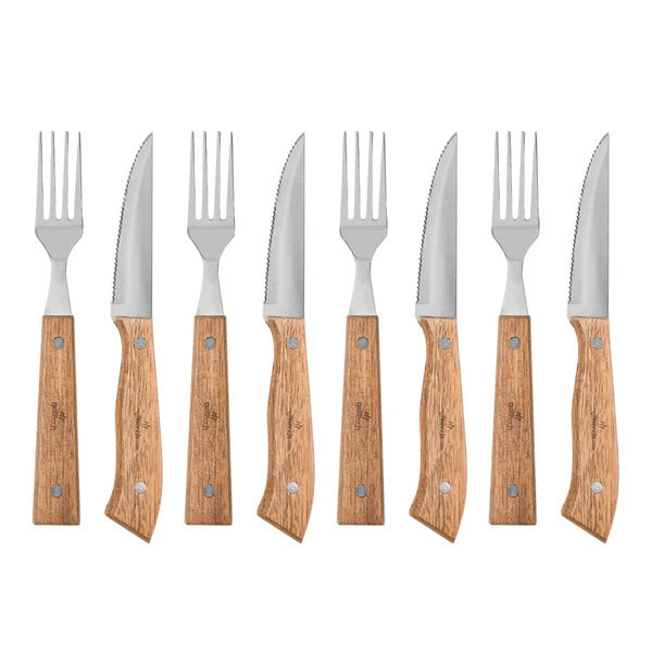 Blíster 4 Tenedores + Cuchillos para Carne