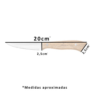 Blíster 4 Tenedores + Cuchillos para Carne