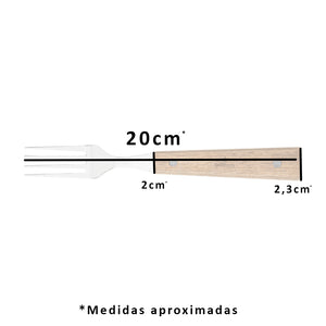 Blíster 4 Tenedores + Cuchillos para Carne