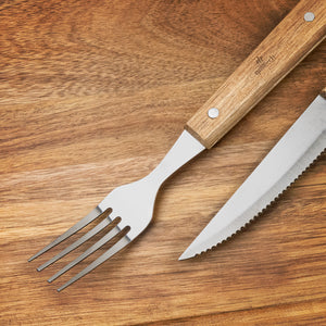 Blíster 4 Tenedores + Cuchillos para Carne