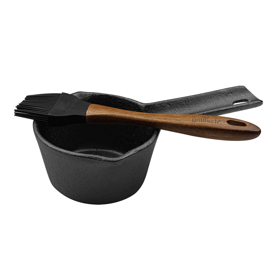 Salsero de Fierro Fundido con Brocha