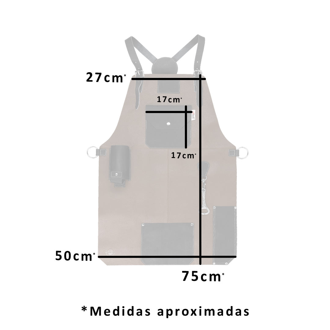 Pechera Cuero Master Brown