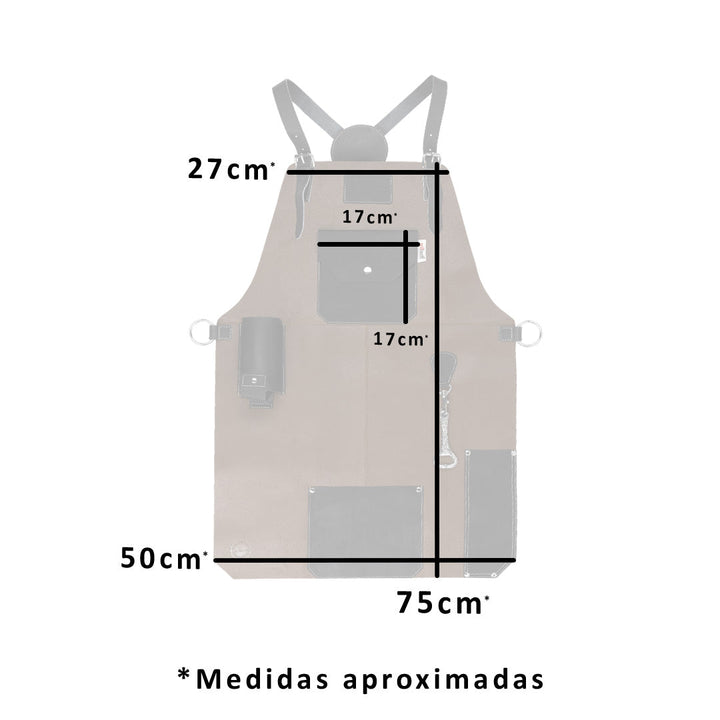 Pechera Cuero Master Brown