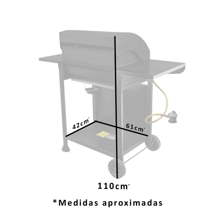Parrilla a gas Arrayán