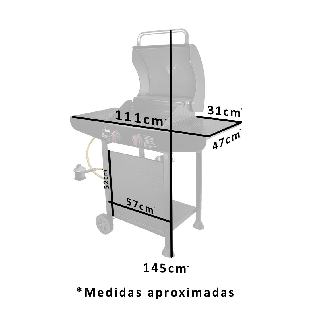 Parrilla a gas Alerce