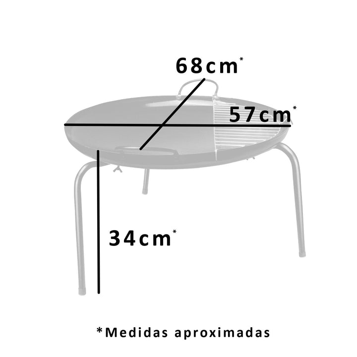 Disco a Carbón Enlozado